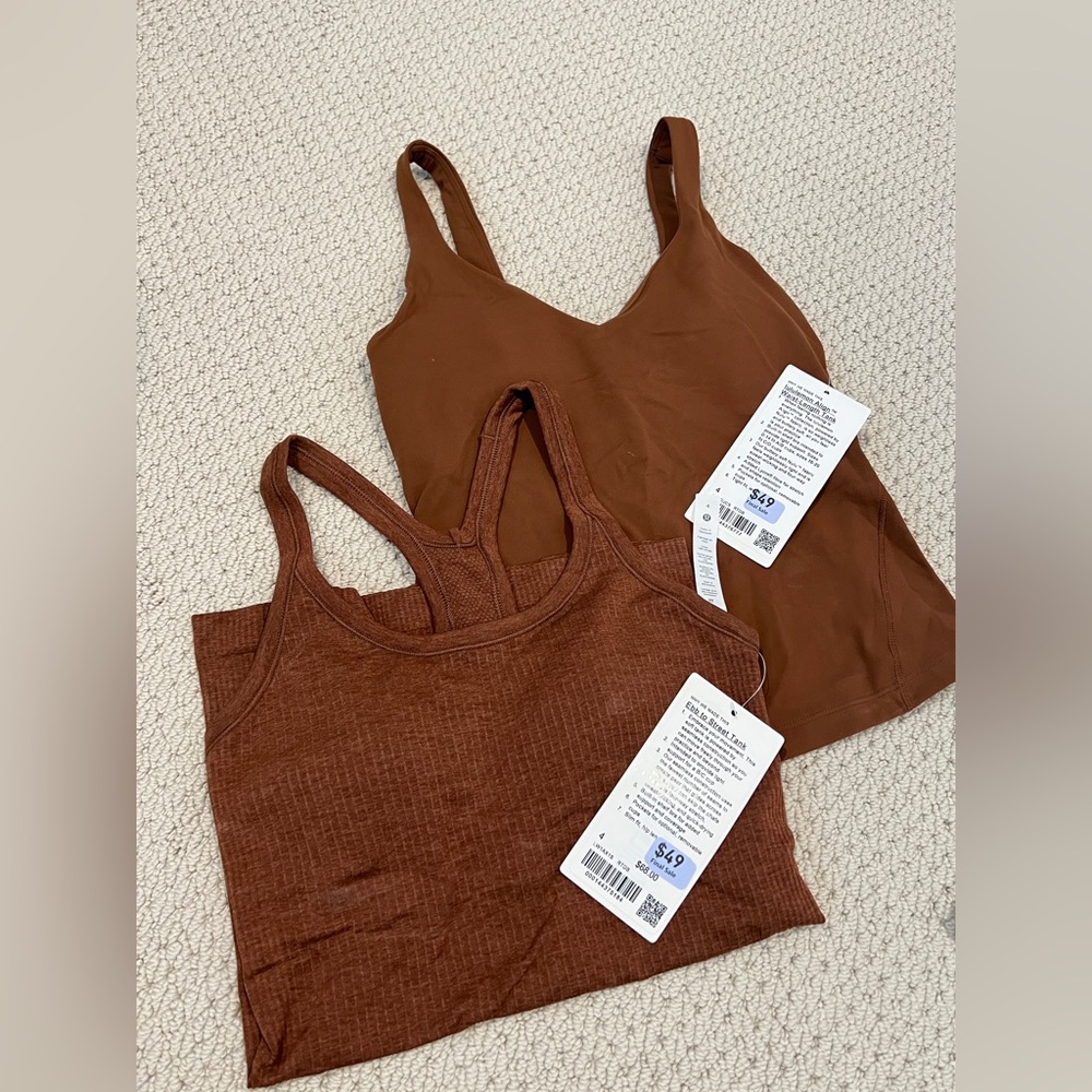 NWT 🍋Lululemon Ebb to street Roasted brown